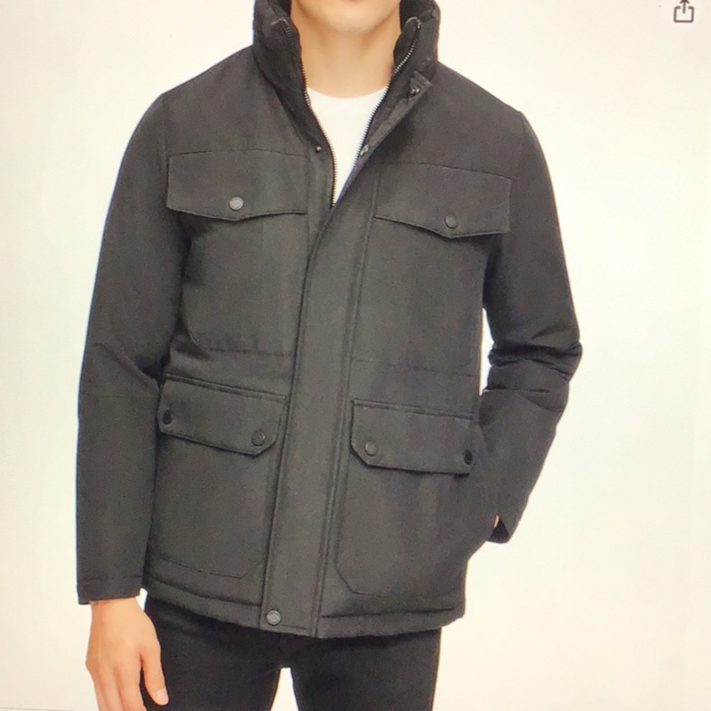 NWT Men’s Kenneth Cole Hidden Rain Hood Jacket. 3 available